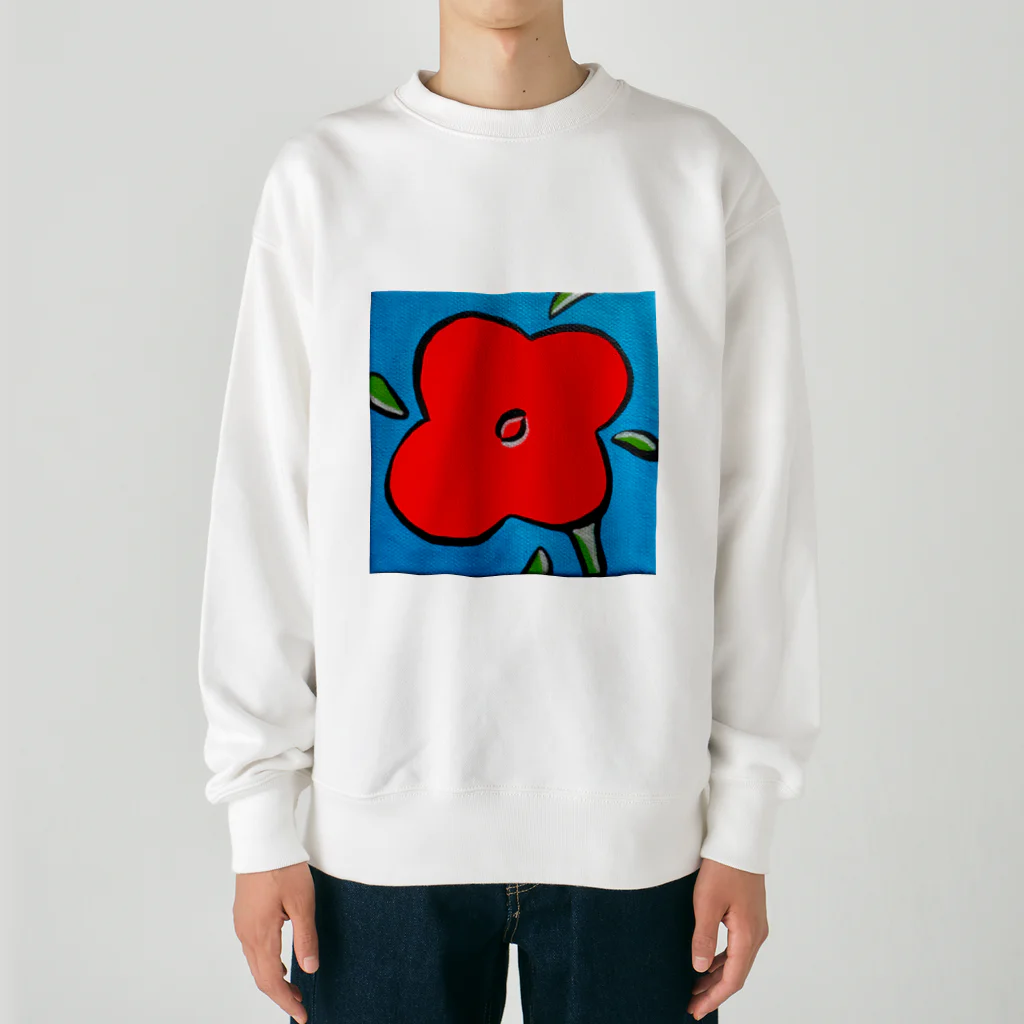 SAKI OTSUKAの花とバンソウコウ Heavyweight Crew Neck Sweatshirt