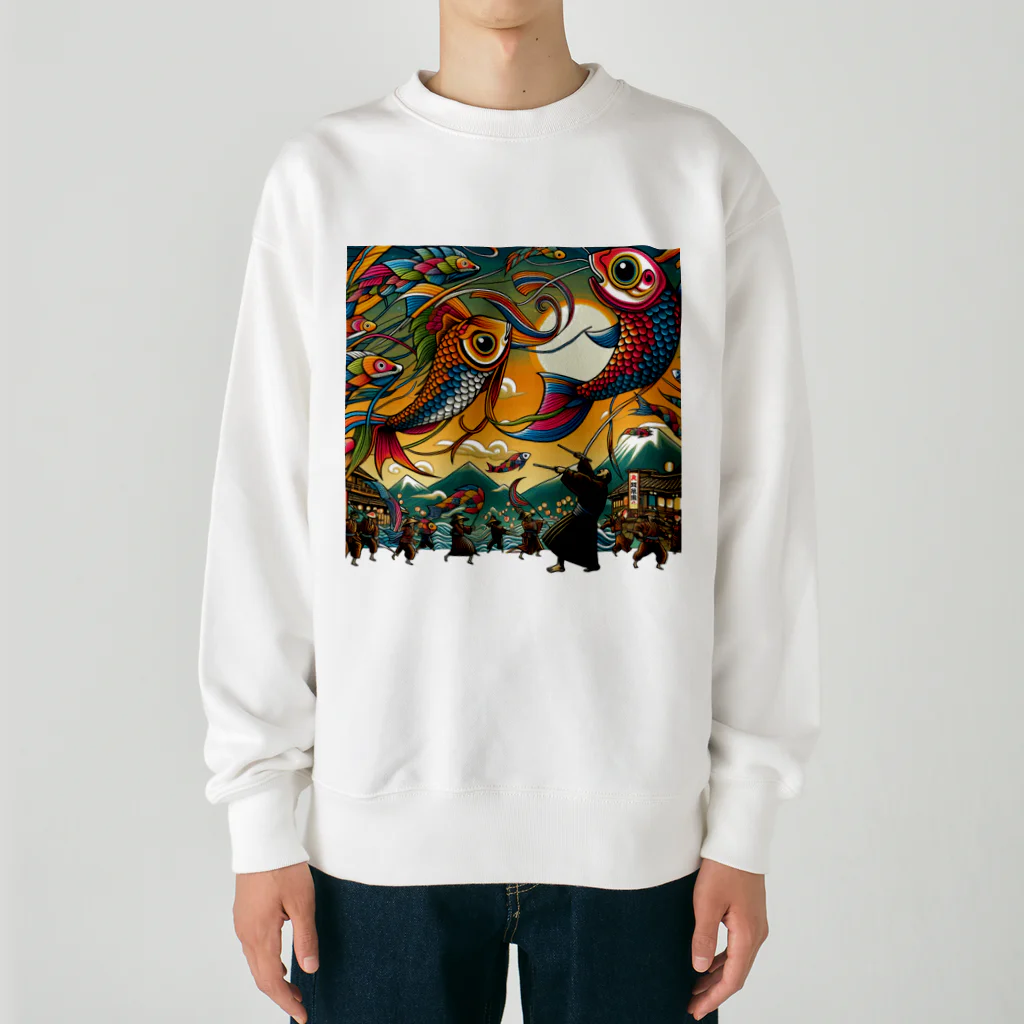 yos-1292583のカープさいしん Heavyweight Crew Neck Sweatshirt