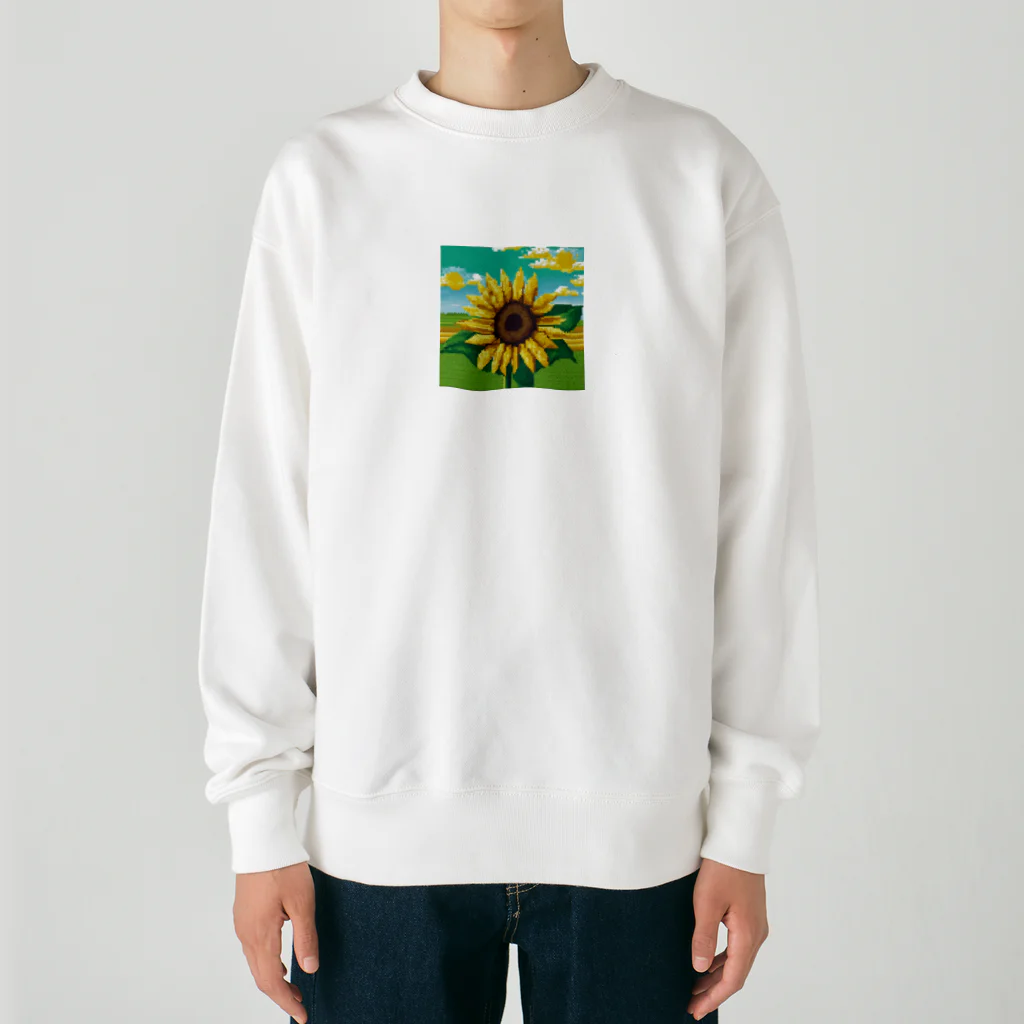 mogumoguuuのひまわり Heavyweight Crew Neck Sweatshirt