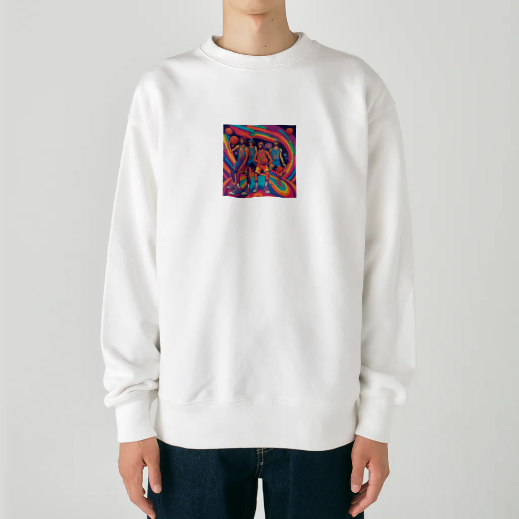 mamin0207のワイルドバスケ Heavyweight Crew Neck Sweatshirt