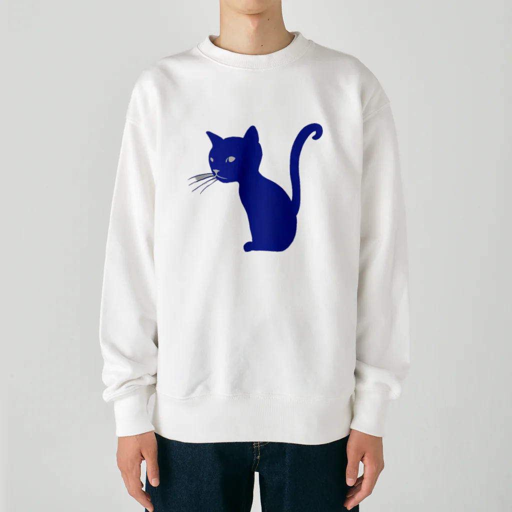 MEGROOVEのシルエットにゃん🐱 Heavyweight Crew Neck Sweatshirt