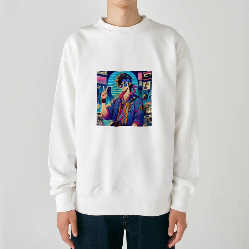 80’ｓの80’ｓ_2 Heavyweight Crew Neck Sweatshirt