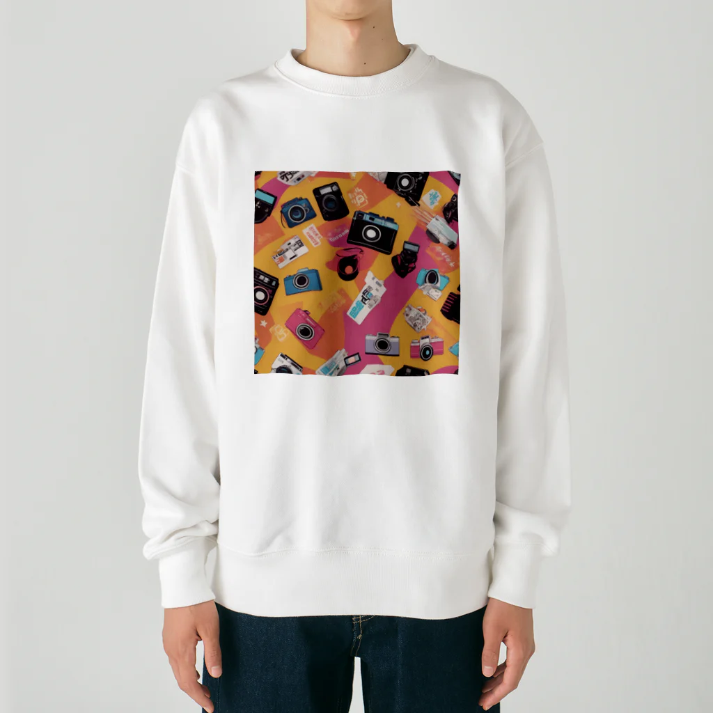 ビビッドストアの韓国スタイル✨ Heavyweight Crew Neck Sweatshirt