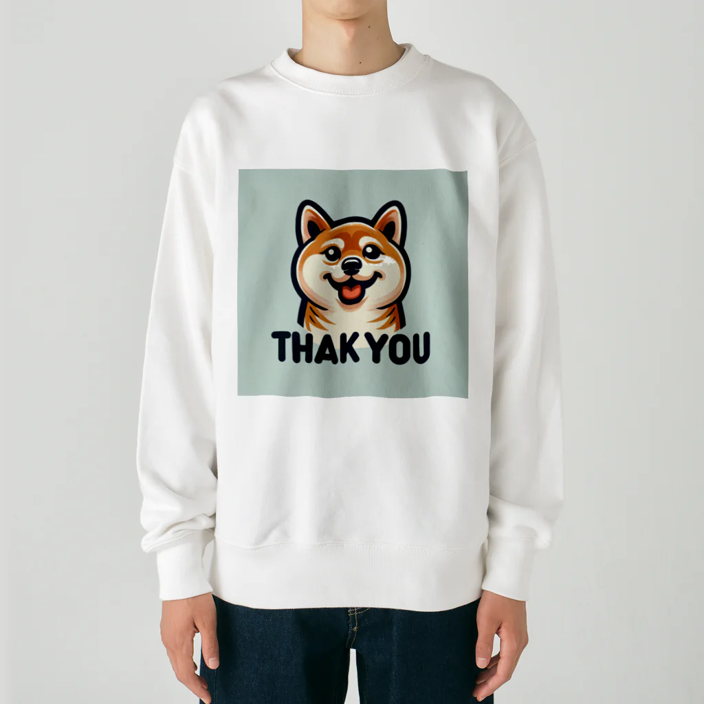 keikei5の魅力的な柴犬 Heavyweight Crew Neck Sweatshirt