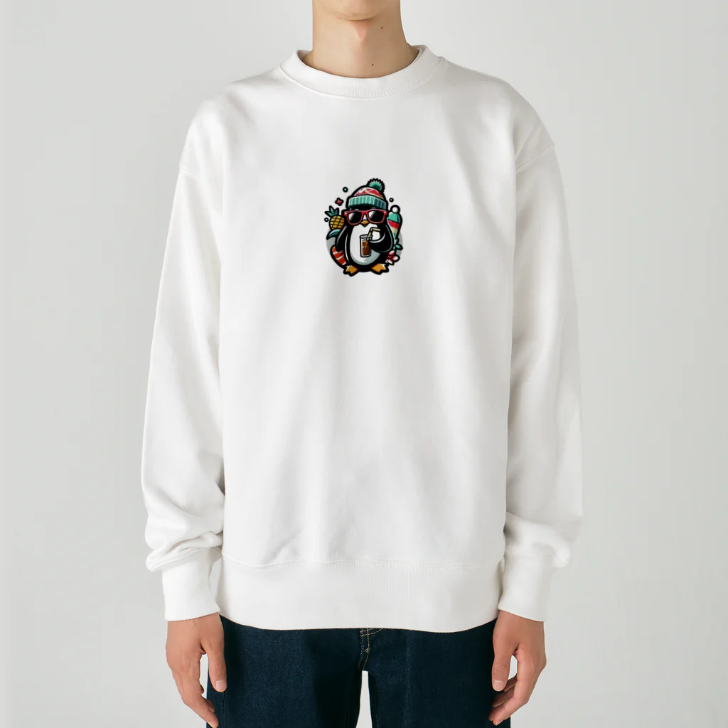 ankoro_mochiのサングラスペンギン Heavyweight Crew Neck Sweatshirt