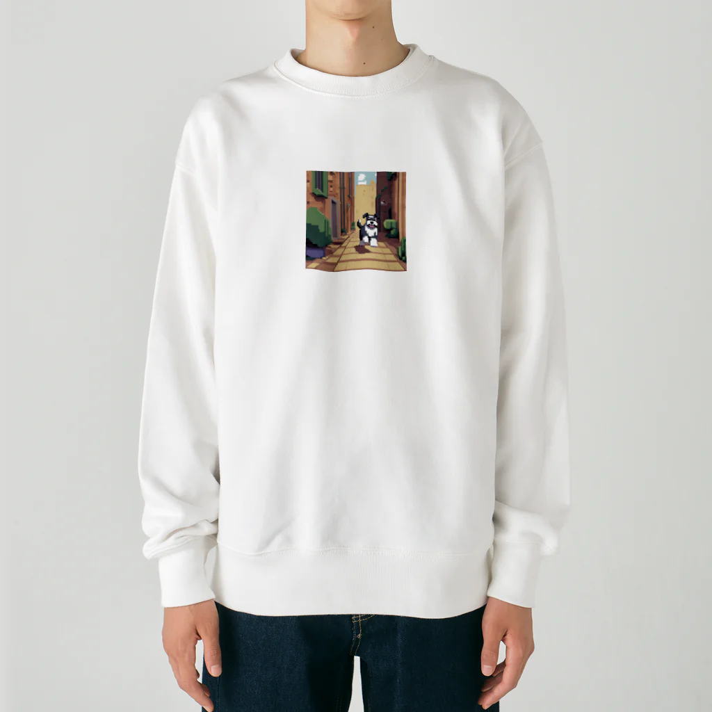 中村悠弥の街を走るシュナウザー Heavyweight Crew Neck Sweatshirt