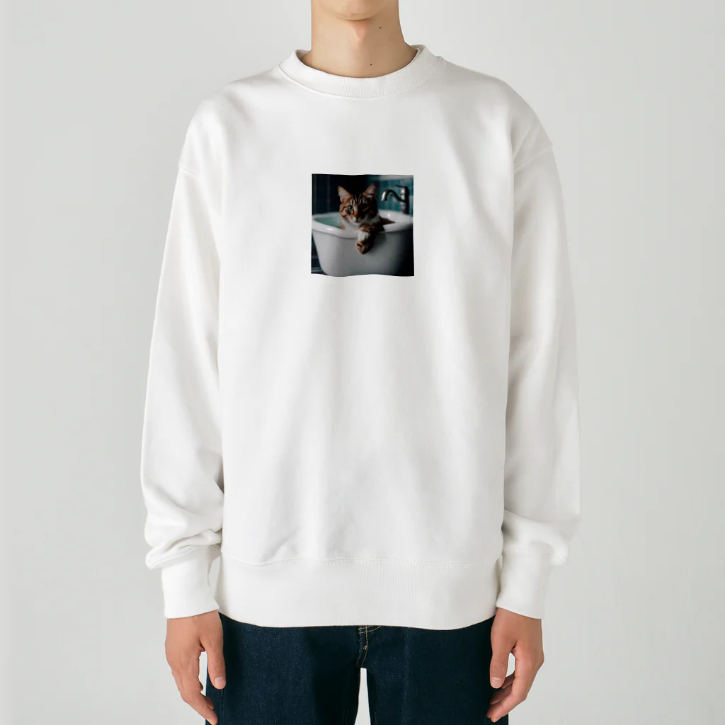 shopSHOPの猫の入浴 Heavyweight Crew Neck Sweatshirt