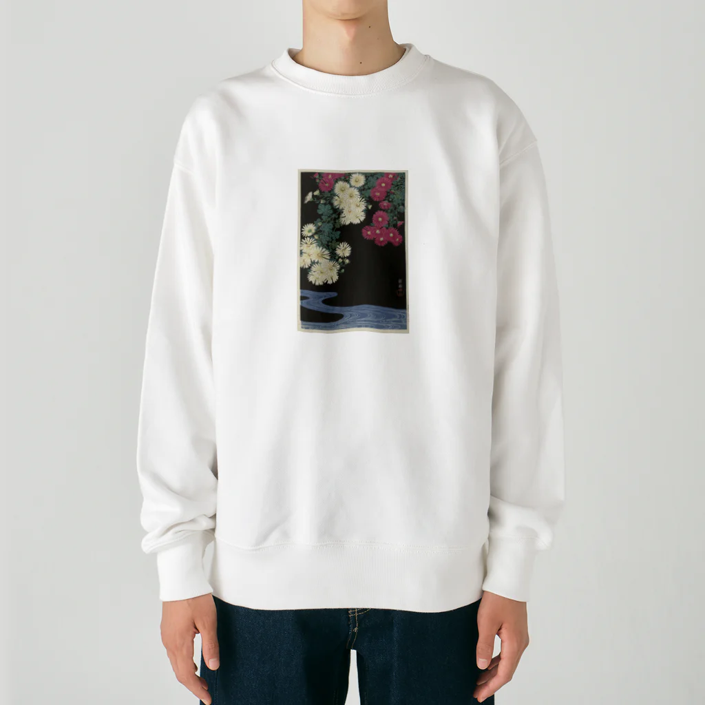 public2024の菊と流水 (1925 - 1936) Heavyweight Crew Neck Sweatshirt