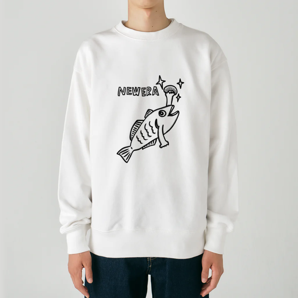 ヒロシオーバーダイブのニューエラ/NEWERA Heavyweight Crew Neck Sweatshirt