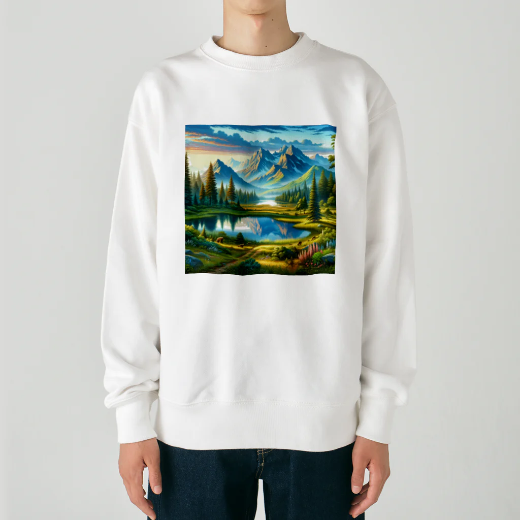 すずらん24の大自然の恵み　 Heavyweight Crew Neck Sweatshirt