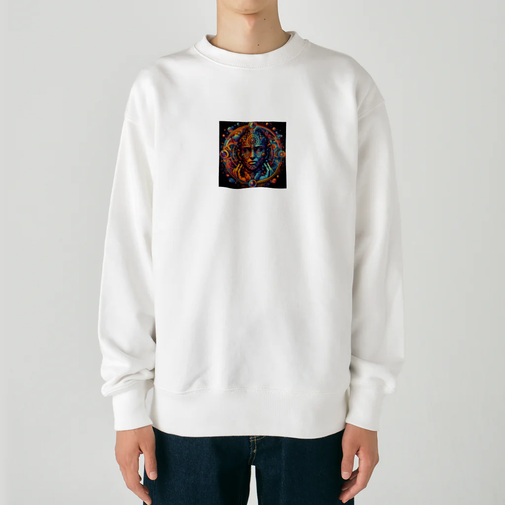 ChakraChicのChakraChic FACE Heavyweight Crew Neck Sweatshirt