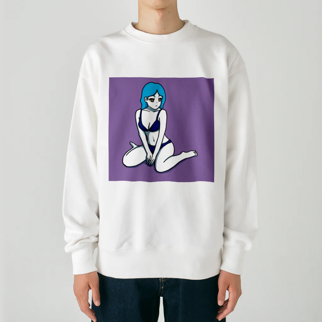 nineのBlue Girl Heavyweight Crew Neck Sweatshirt