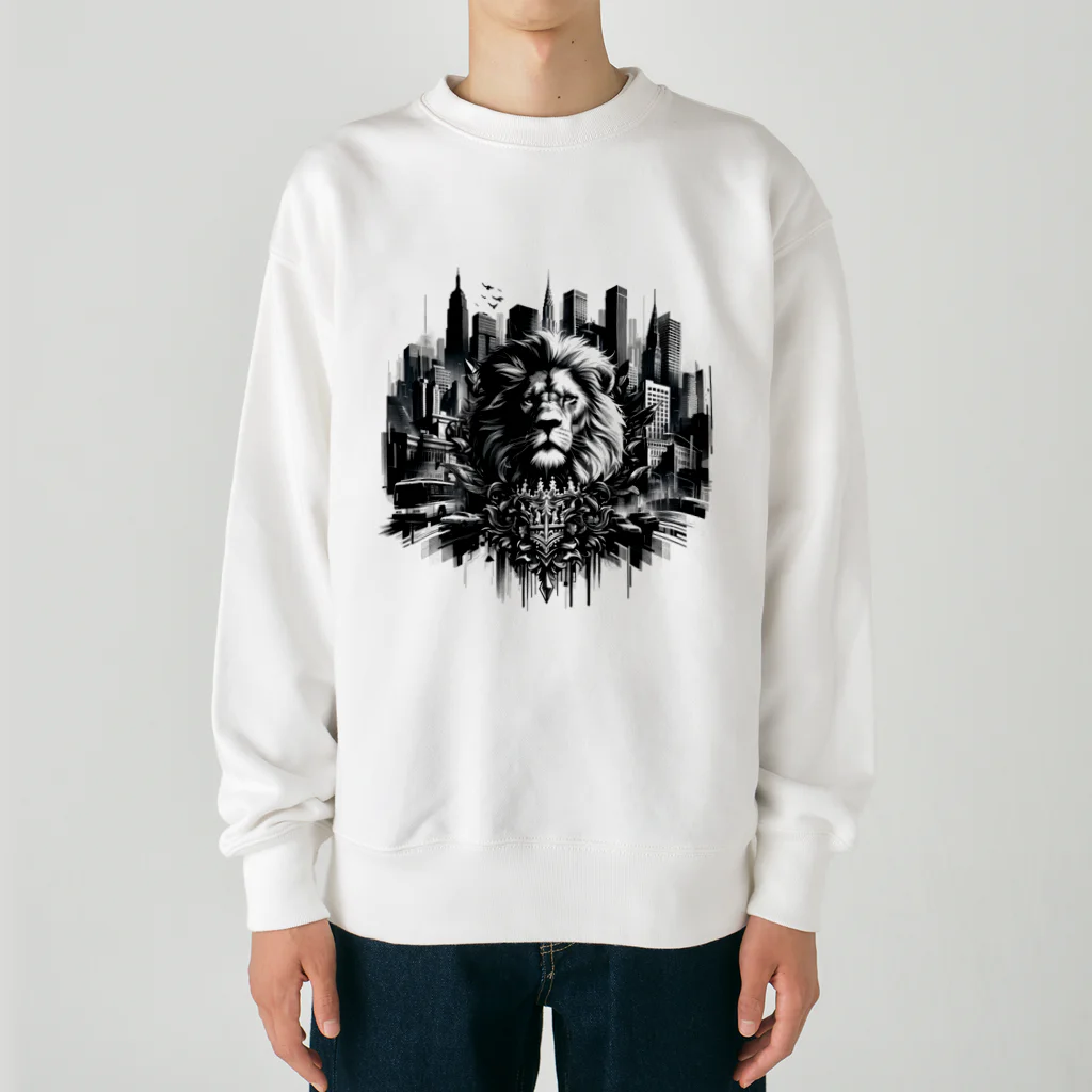 Overdrive Oasis-オーバードライブオアシス-のUrban Jungle Majesty Heavyweight Crew Neck Sweatshirt