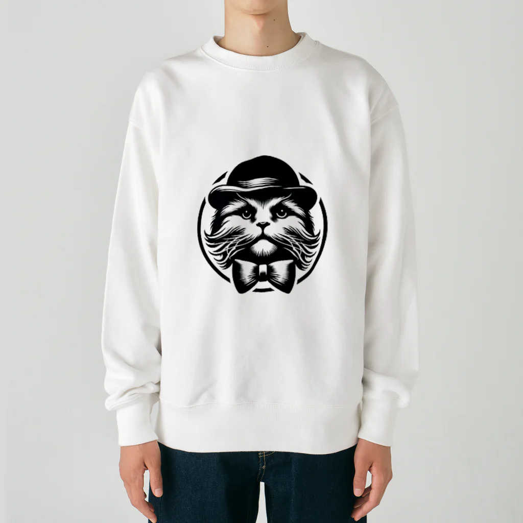 アニマルアーティファクトのジェントルねこ Heavyweight Crew Neck Sweatshirt