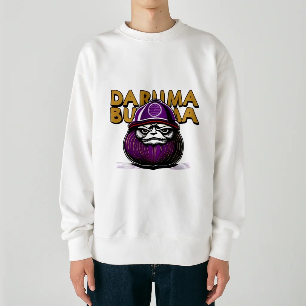 ganja manの達磨 Heavyweight Crew Neck Sweatshirt