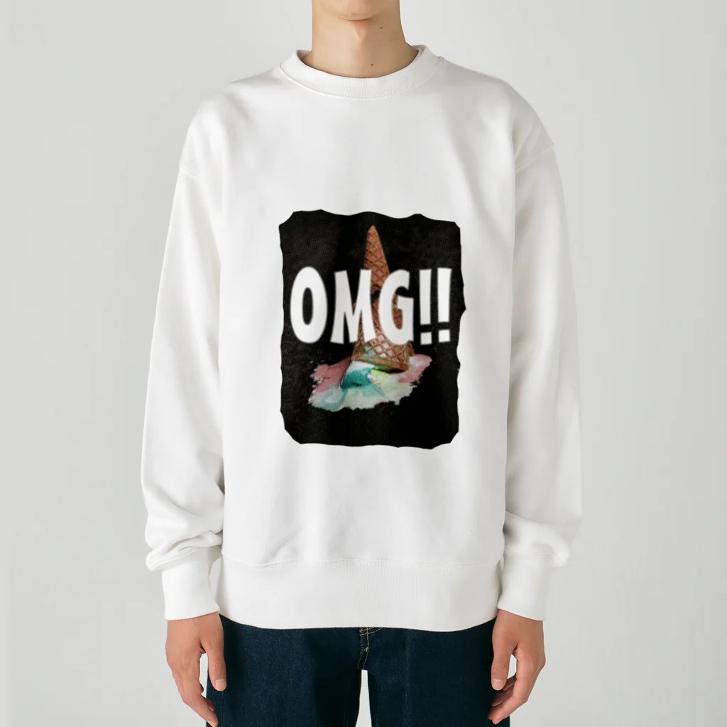 mo-zaicのオーマイゴッド！！ Heavyweight Crew Neck Sweatshirt