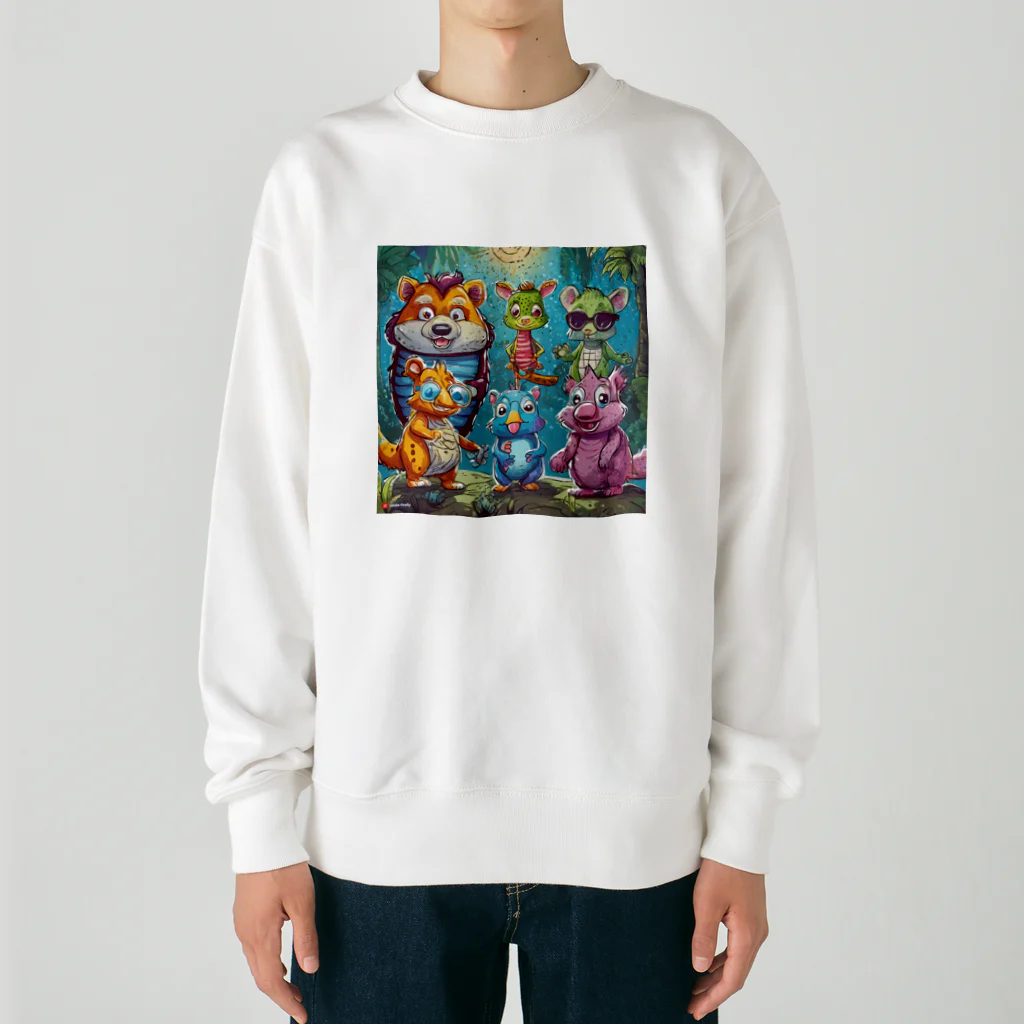 USE-Kの未開の地ファミリー Heavyweight Crew Neck Sweatshirt