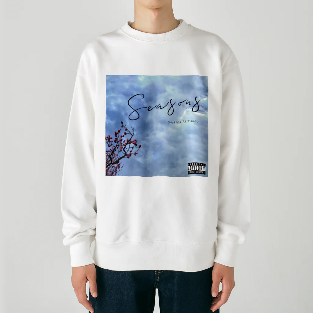 172 FMのSEASONS グッズ　tjaykid & Taira Heavyweight Crew Neck Sweatshirt