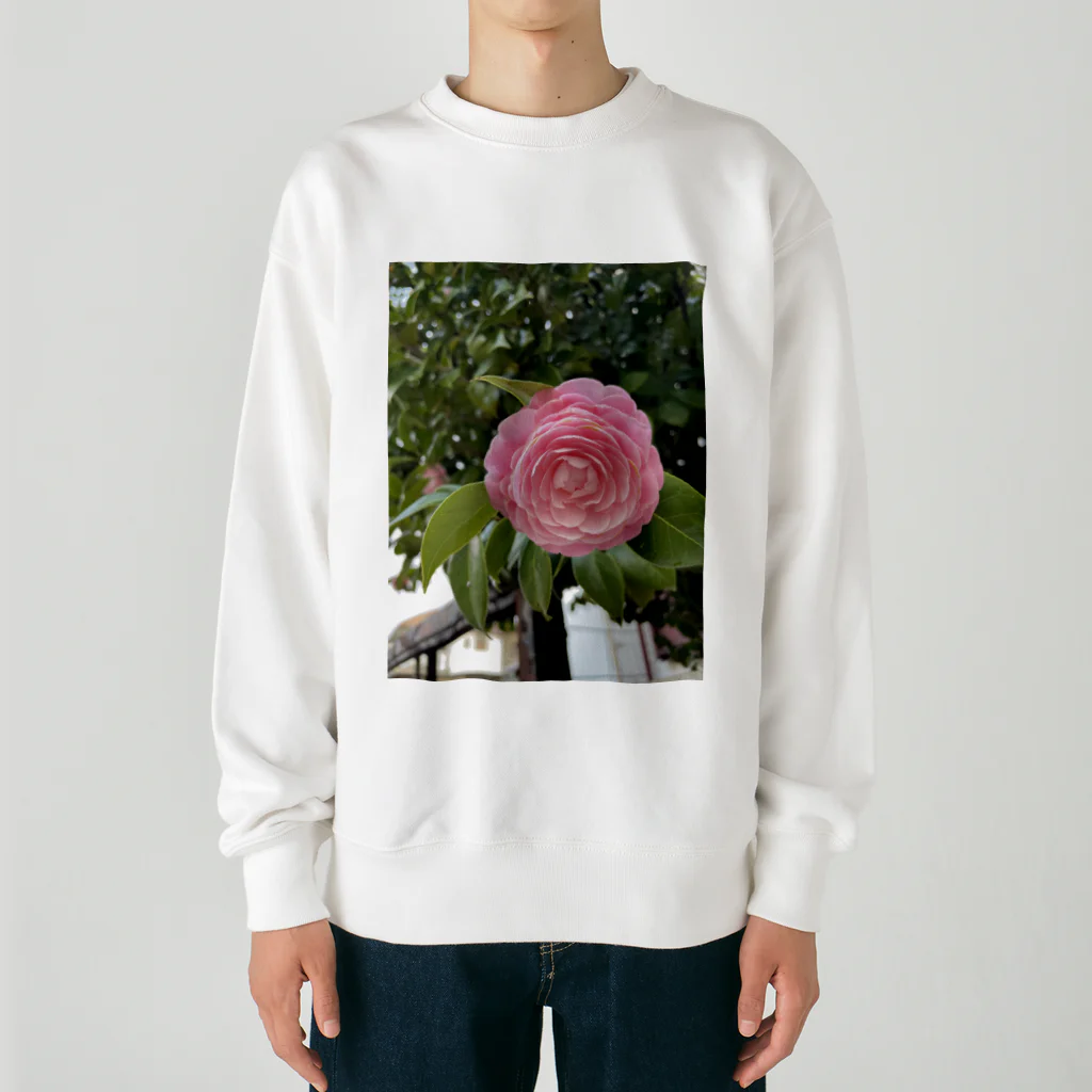 AQUAMETAVERSEの花ブローチ アメジスト2846 Heavyweight Crew Neck Sweatshirt