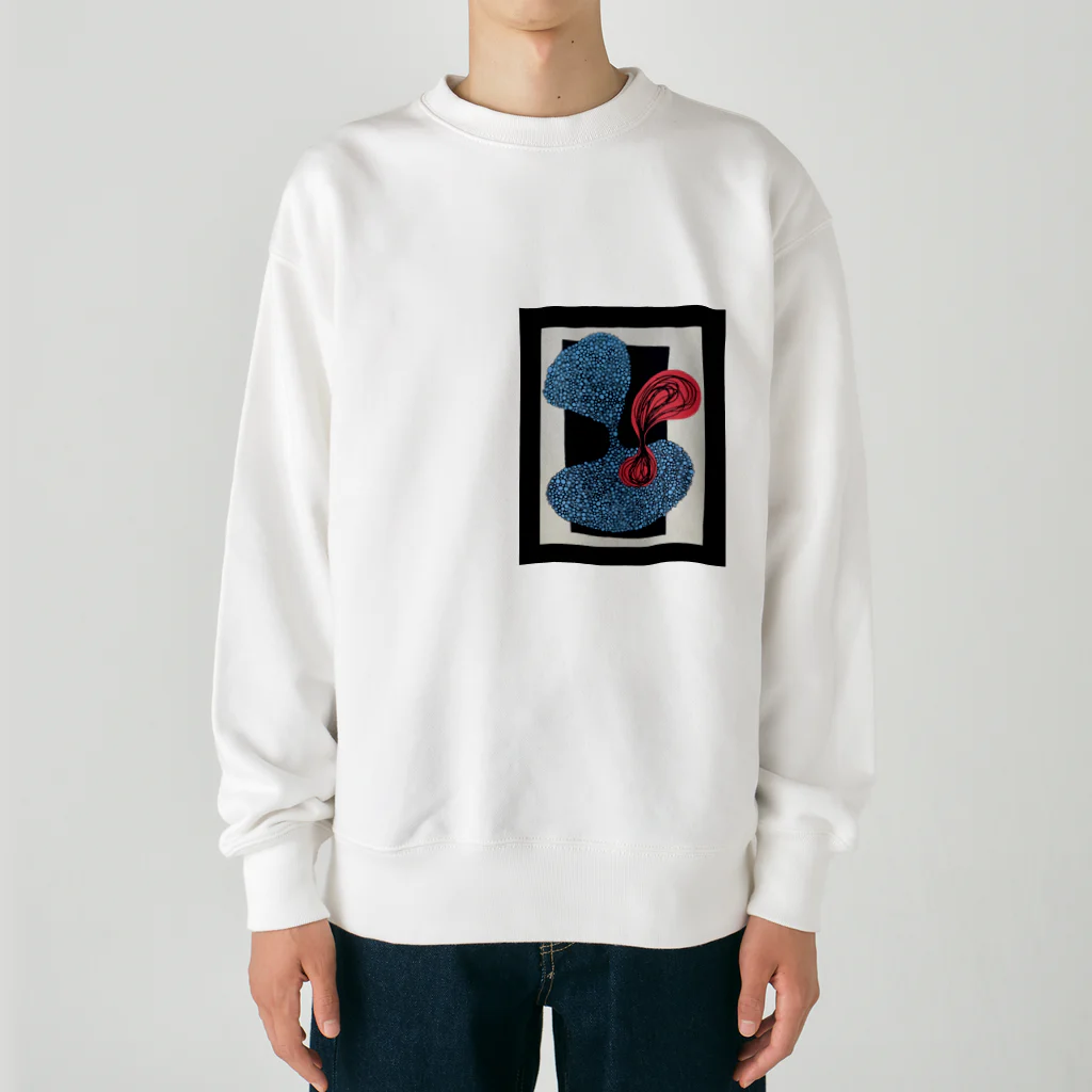 青刺し亀の心藏。其の壱。 Heavyweight Crew Neck Sweatshirt