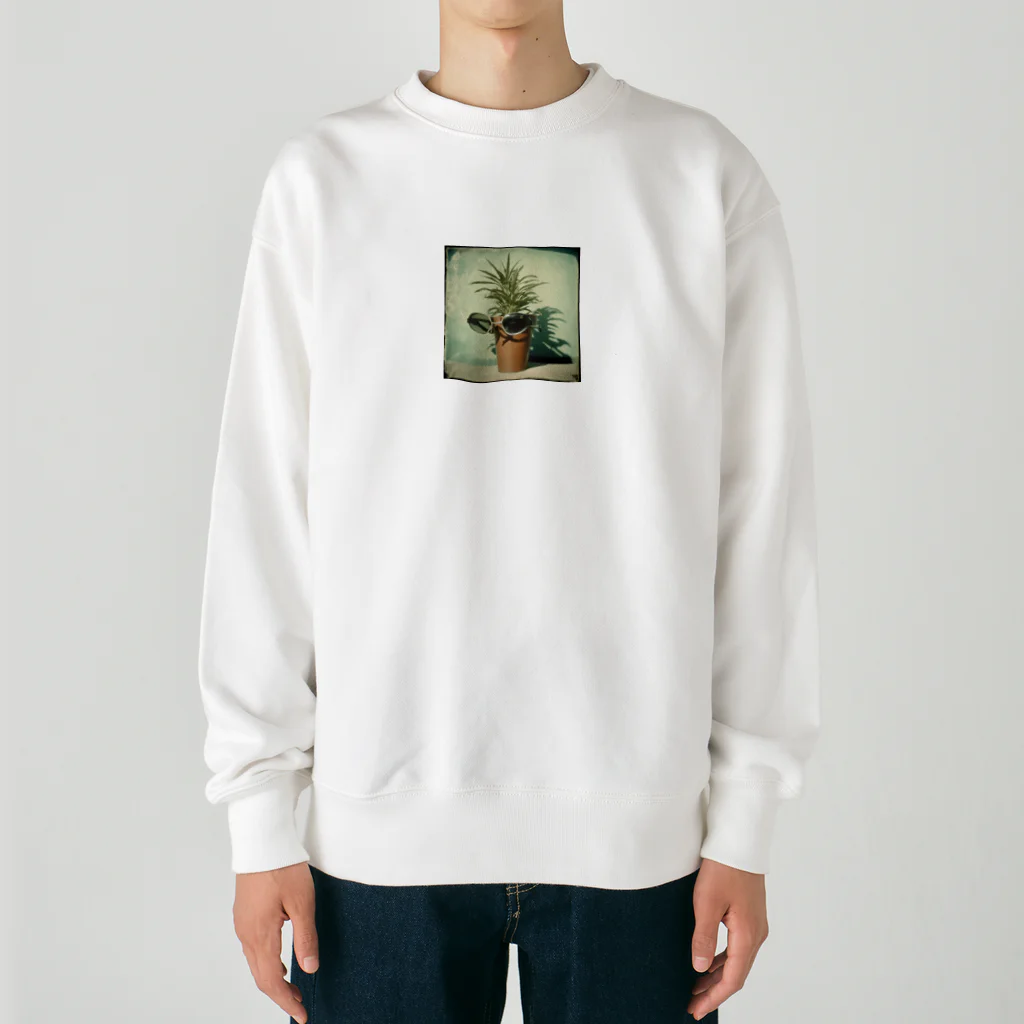 tksののびのび植物くん Heavyweight Crew Neck Sweatshirt