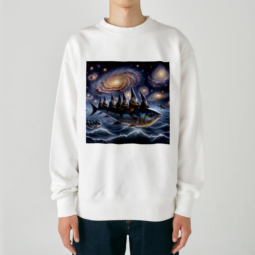 daikoku3の空かける小人たち Heavyweight Crew Neck Sweatshirt