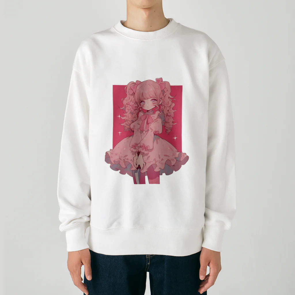 FRILLMONSTARのフリルモンスター PINK Heavyweight Crew Neck Sweatshirt