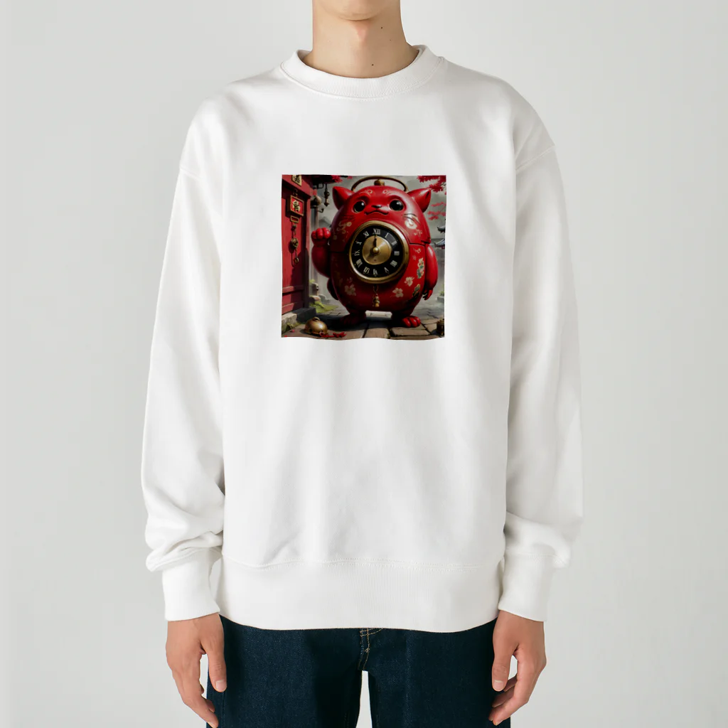 AI妖怪大図鑑のめざまし妖怪　ララさん Heavyweight Crew Neck Sweatshirt