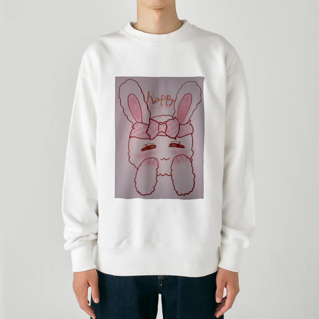 いちごみるくﾁｬﾝの調子いいうさみみちゃん✩ Heavyweight Crew Neck Sweatshirt