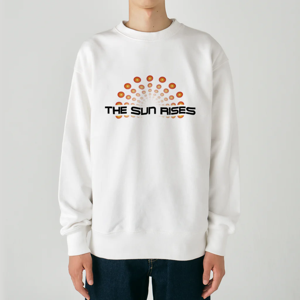 kanoh_artのTHE SUN RISES（太陽の輝き）✨ Heavyweight Crew Neck Sweatshirt