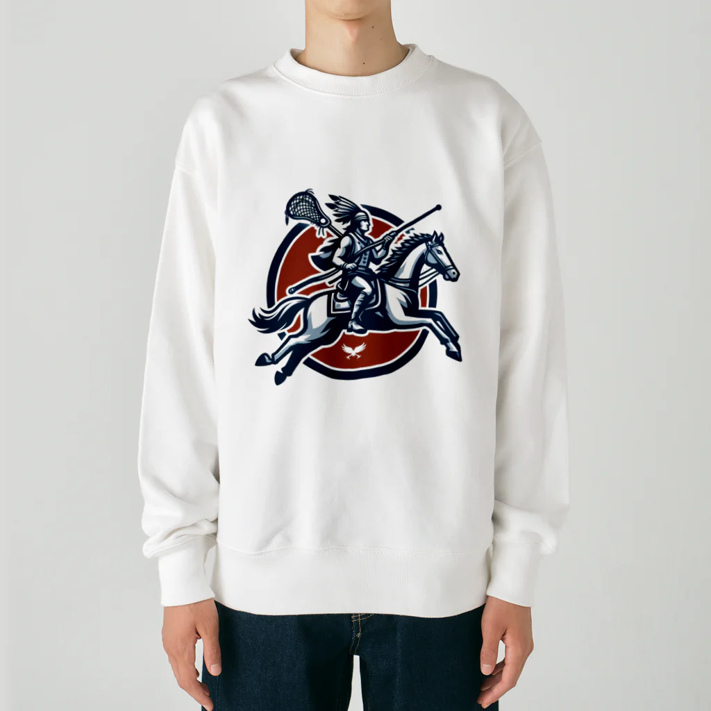 jyabajyaのインディアンくん Heavyweight Crew Neck Sweatshirt