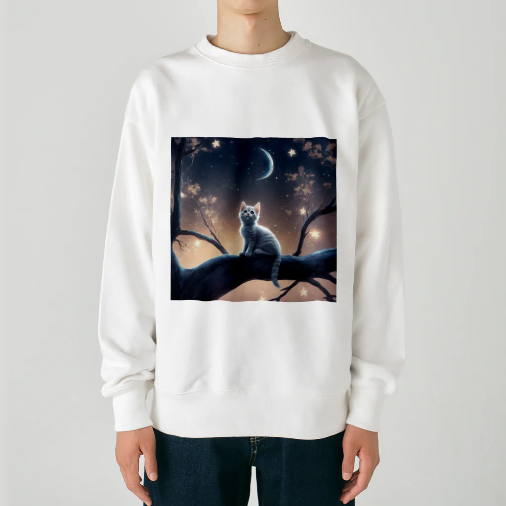 MAF_の月明かりの下で🌙 Heavyweight Crew Neck Sweatshirt