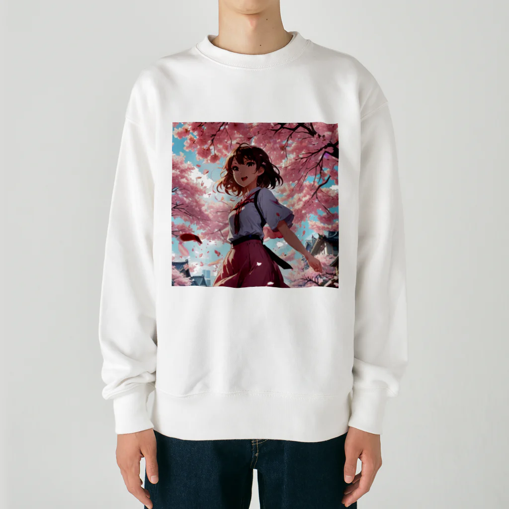 ここのよていの桜の季節 Heavyweight Crew Neck Sweatshirt