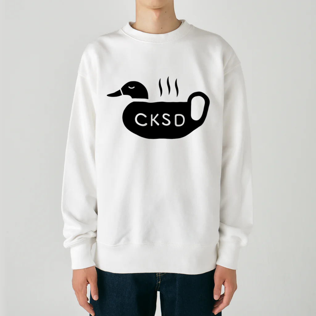 caféかも食堂のかも太郎くんgoods Heavyweight Crew Neck Sweatshirt