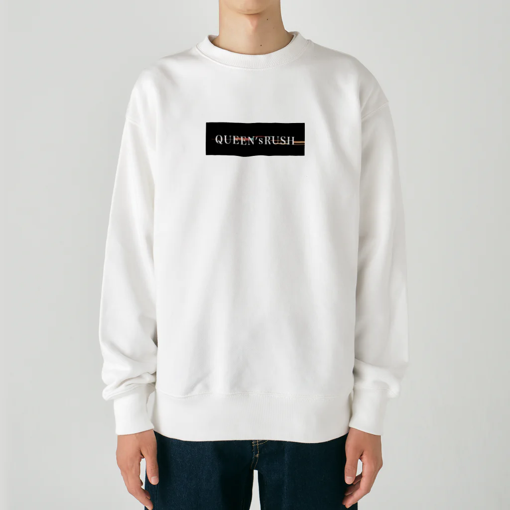 QUEEN’ｓRUSHのQUEEN'S RUSHロゴマーク1 Heavyweight Crew Neck Sweatshirt