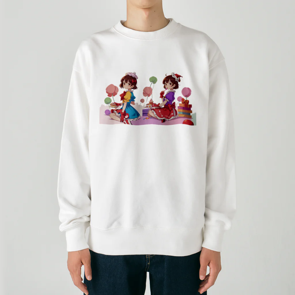 Maikaのかわいい美少女 Heavyweight Crew Neck Sweatshirt