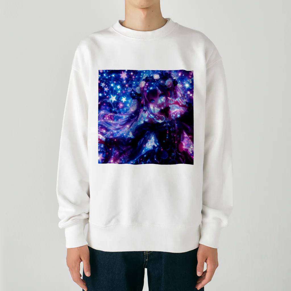 momonekokoのゴスロリ魔法少女 Heavyweight Crew Neck Sweatshirt