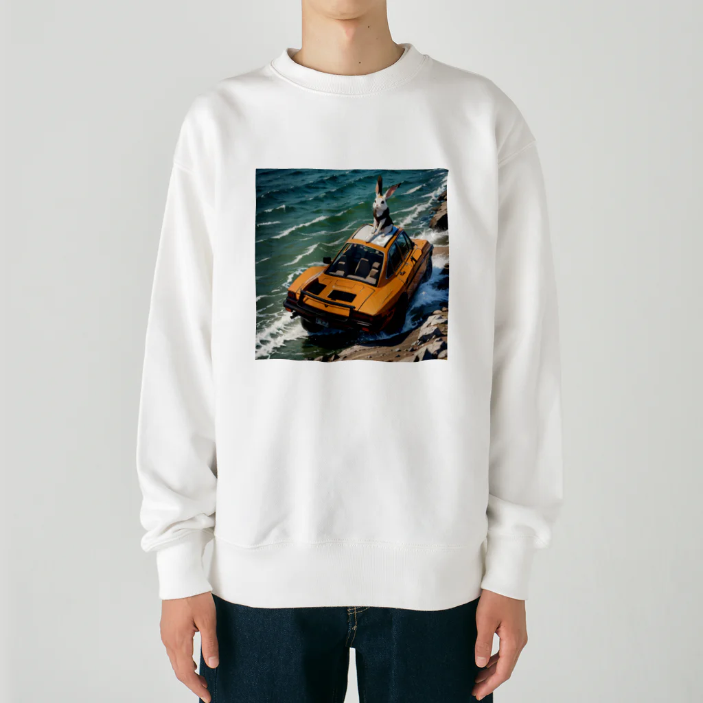 yoimonodeのうさぎくんの大冒険！2 Heavyweight Crew Neck Sweatshirt