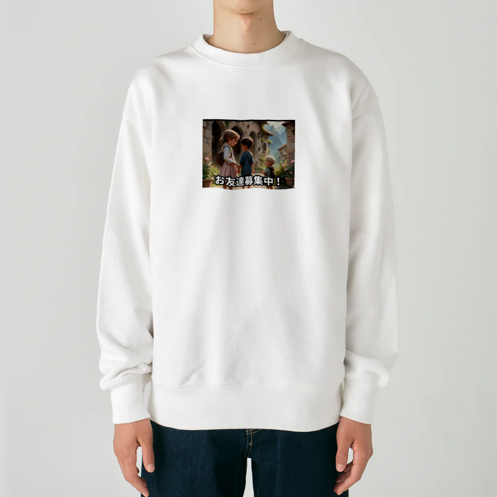 San☆Nikoの子ども　お友達募集 Heavyweight Crew Neck Sweatshirt