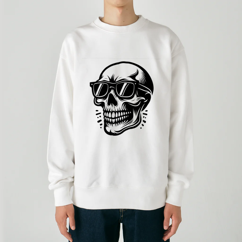 スタイリッシュベアーのファンキースカル Heavyweight Crew Neck Sweatshirt