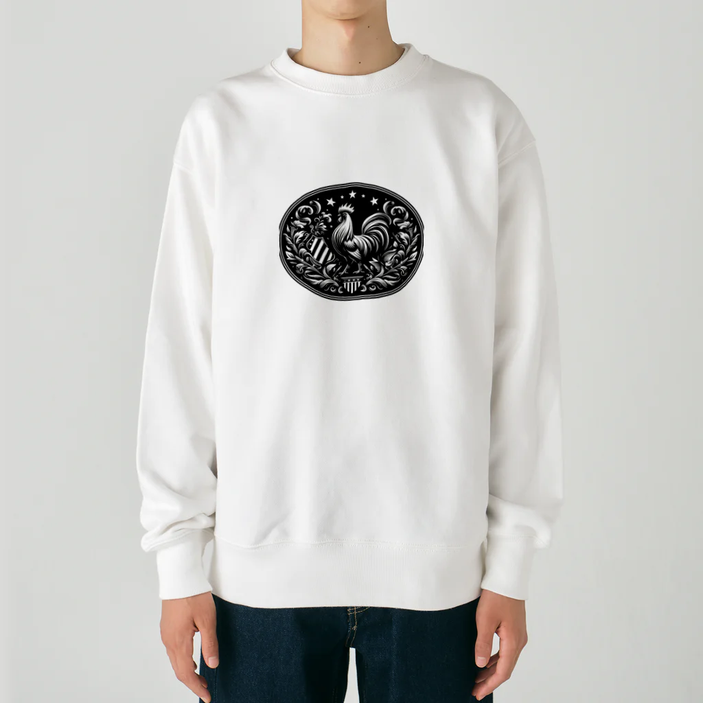 Sergeant-CluckのFirst Northern Area Special Forces：第一北部方面特殊部隊 Heavyweight Crew Neck Sweatshirt