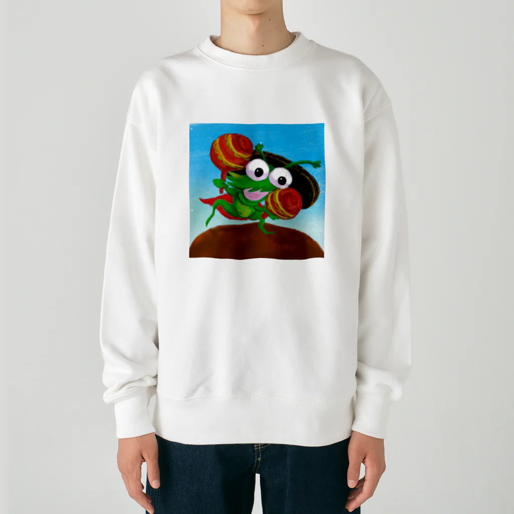 いぬいぬいのふんチョリーナ Heavyweight Crew Neck Sweatshirt