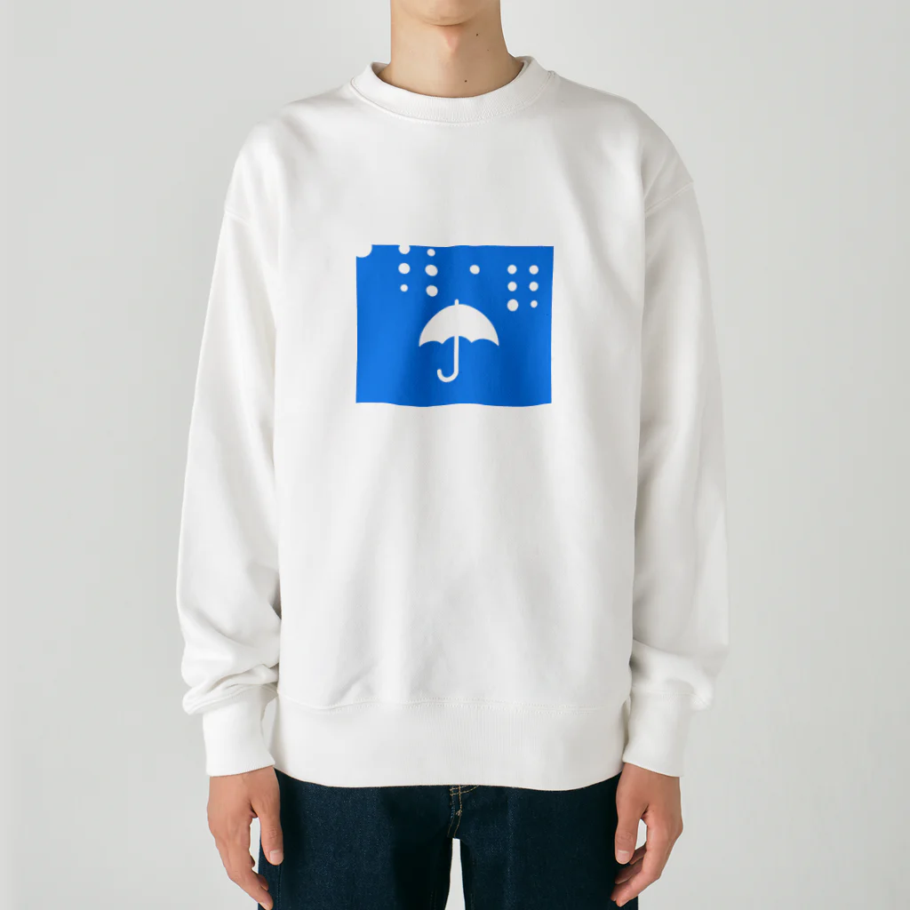 とろの雨傘 Heavyweight Crew Neck Sweatshirt