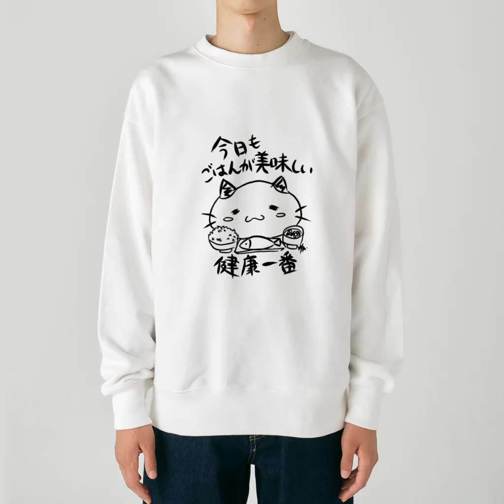 asumi_misaの猫のぽてと　 Heavyweight Crew Neck Sweatshirt