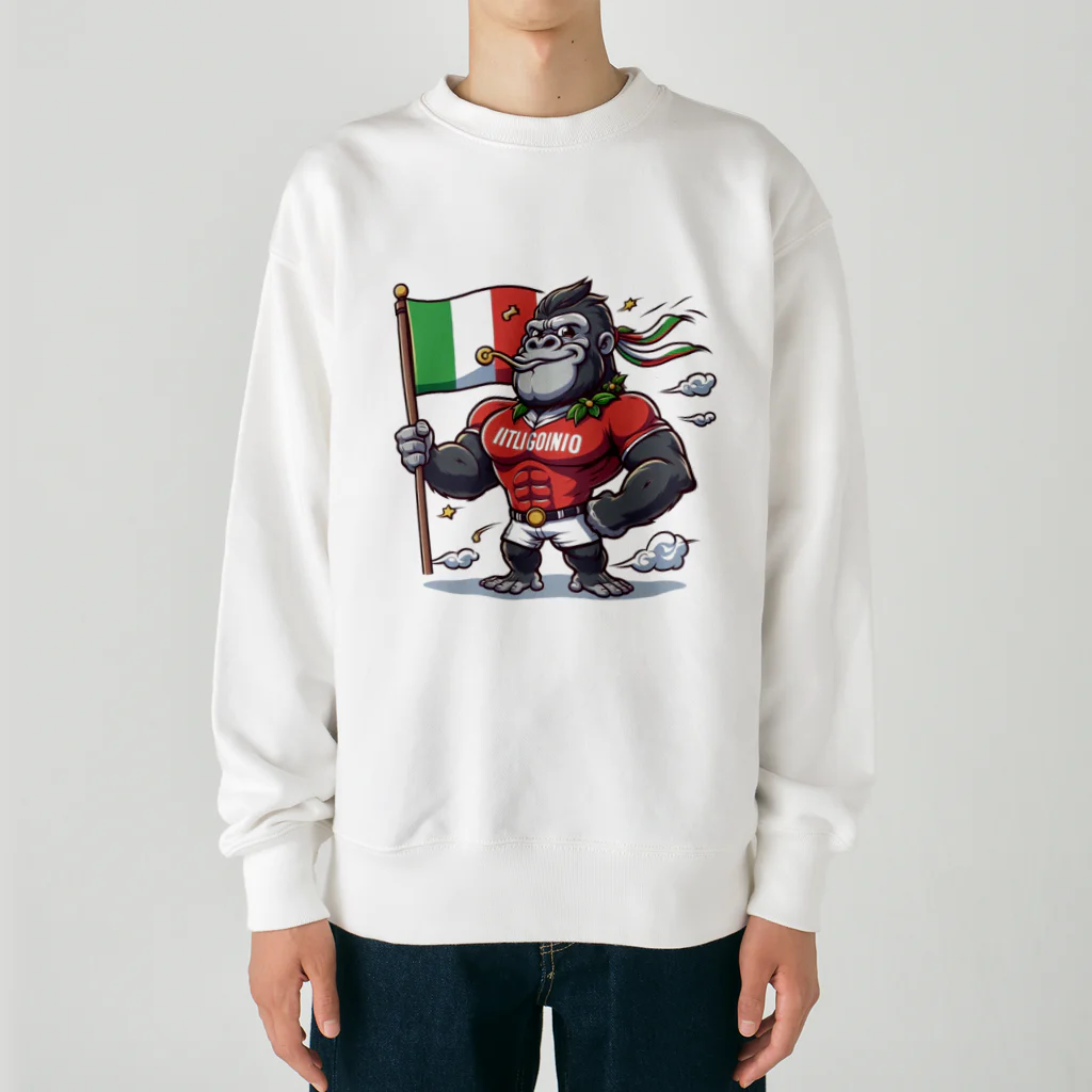 スピリチュアルキャットのゴリラシリーズ Heavyweight Crew Neck Sweatshirt