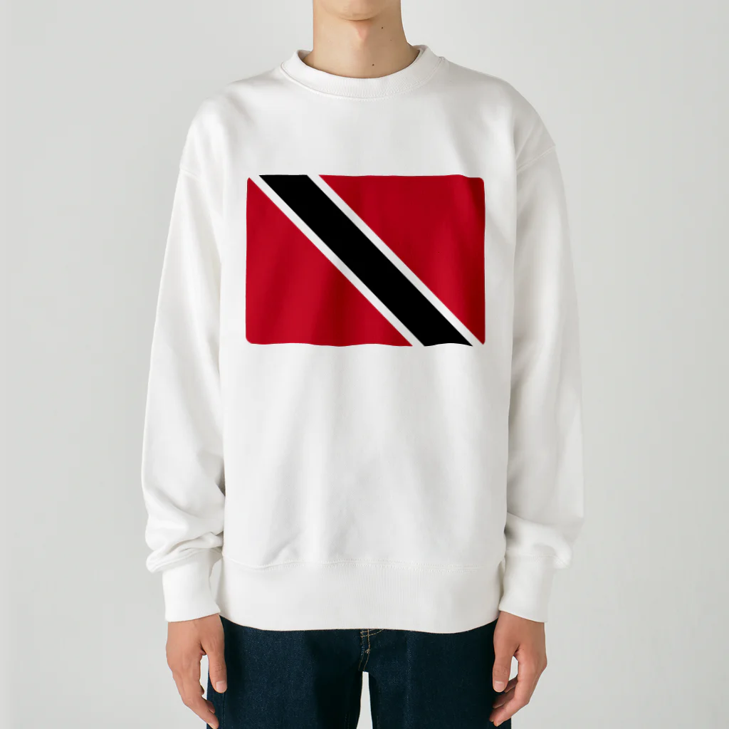 お絵かき屋さんのトリニダード・トバゴの国旗 Heavyweight Crew Neck Sweatshirt