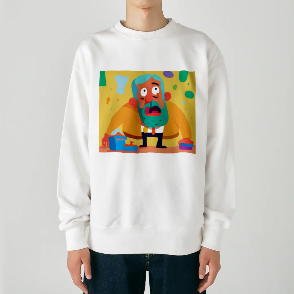 JINPACHIの気配りができる男 Heavyweight Crew Neck Sweatshirt