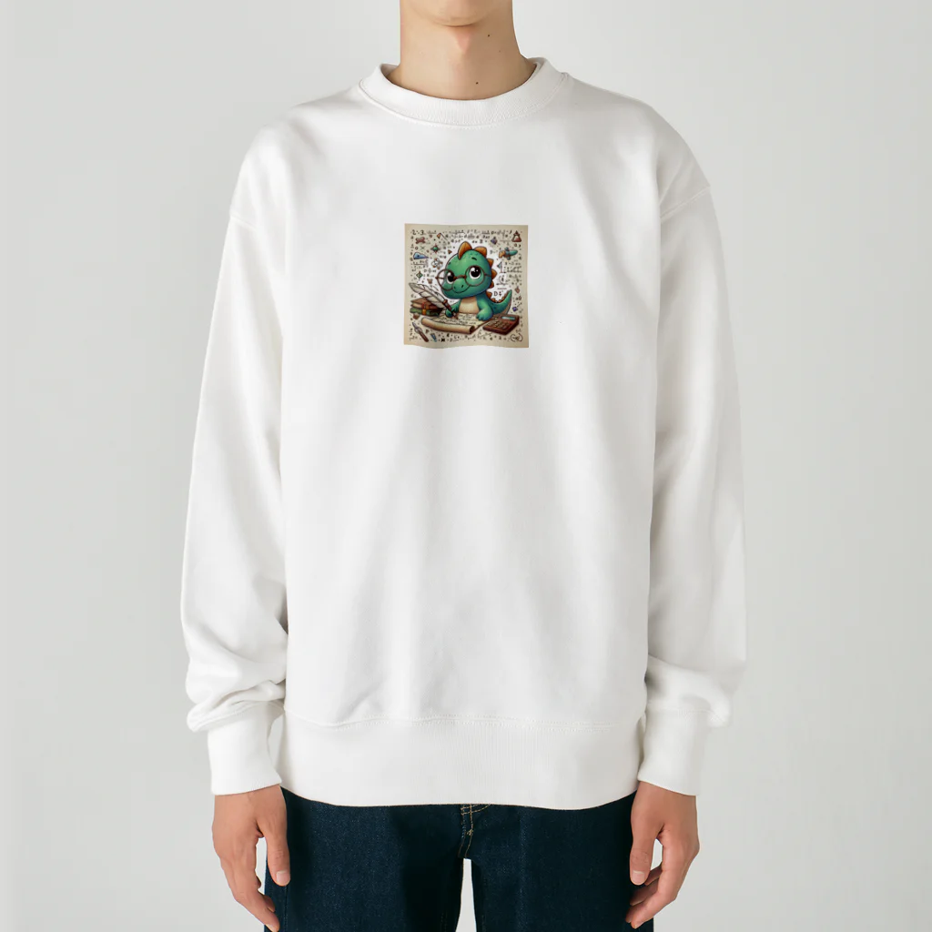 めろんグッズのインテリサウルス Heavyweight Crew Neck Sweatshirt