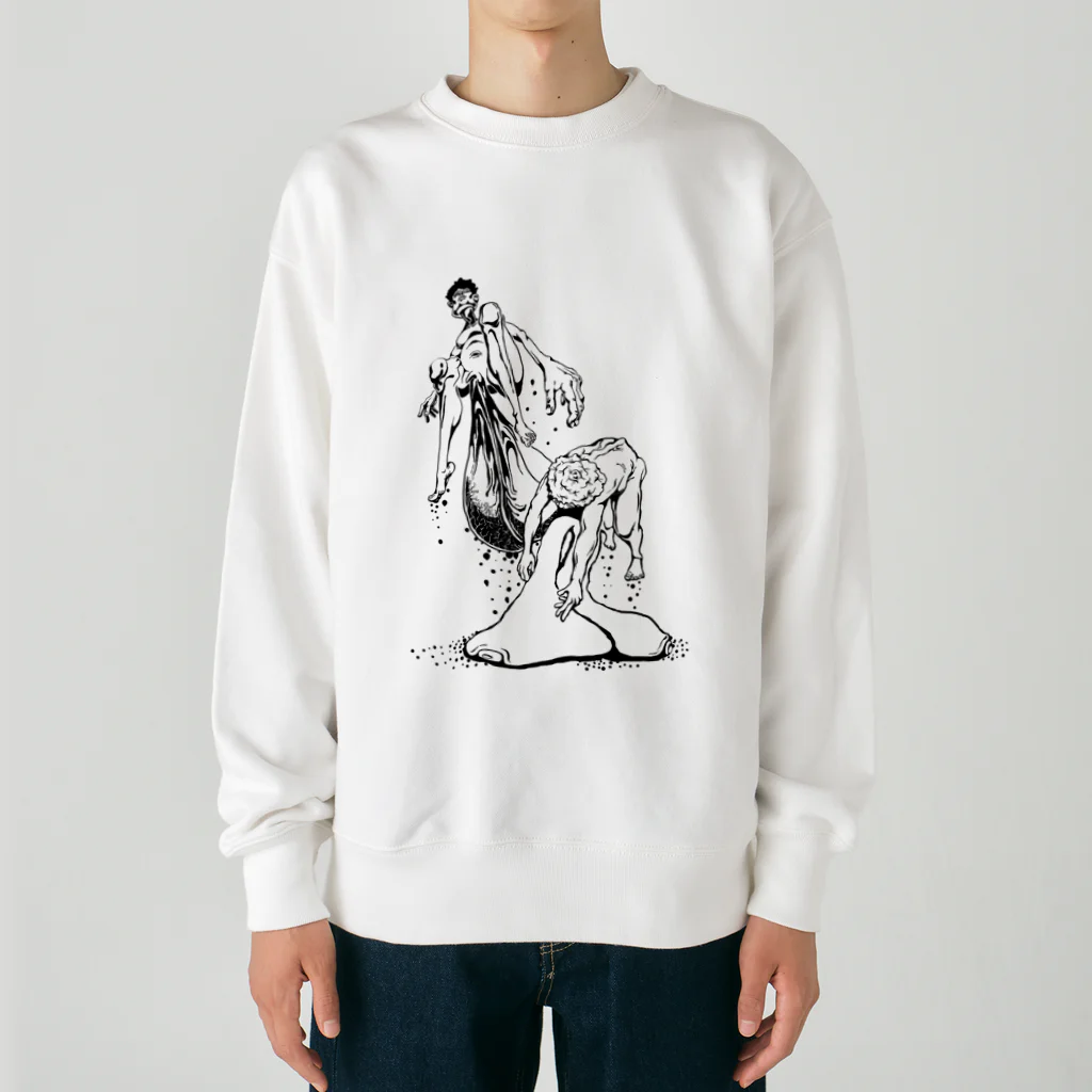 不必需品店のタマ緒とブブ美 Heavyweight Crew Neck Sweatshirt