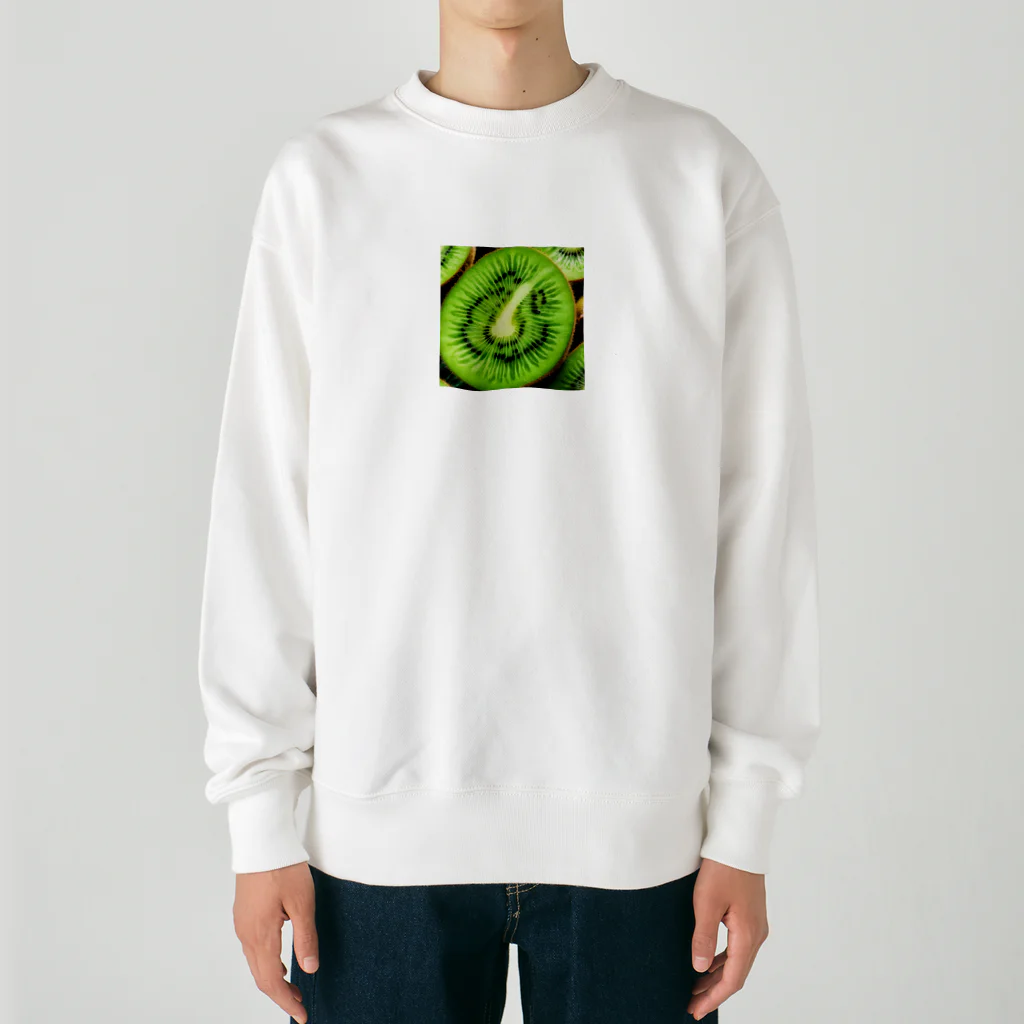 norimitu-の新鮮キウイ Heavyweight Crew Neck Sweatshirt